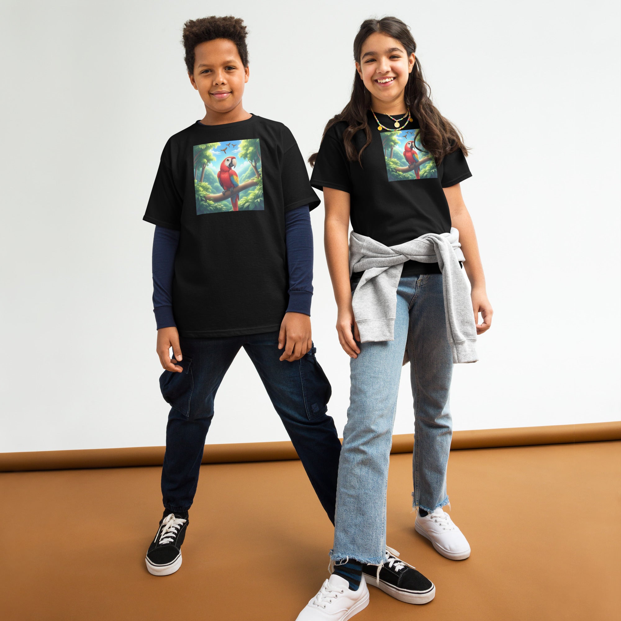 Youth T-shirt Scarlet Macaw